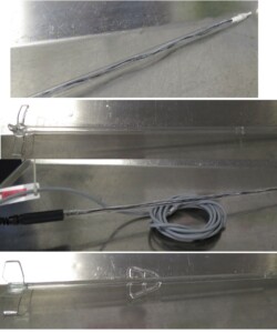 Set of sensors and glassware