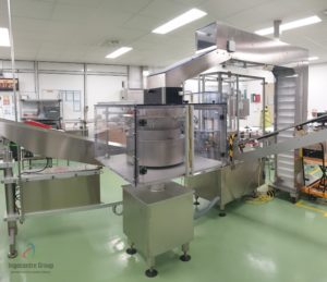 packaging line for syringes