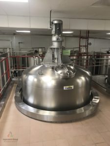 Tanque de inox 10.000 litros con agitación