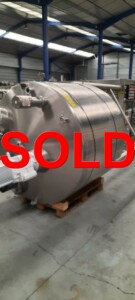 Tanque de inox 2500 litros con agitación
