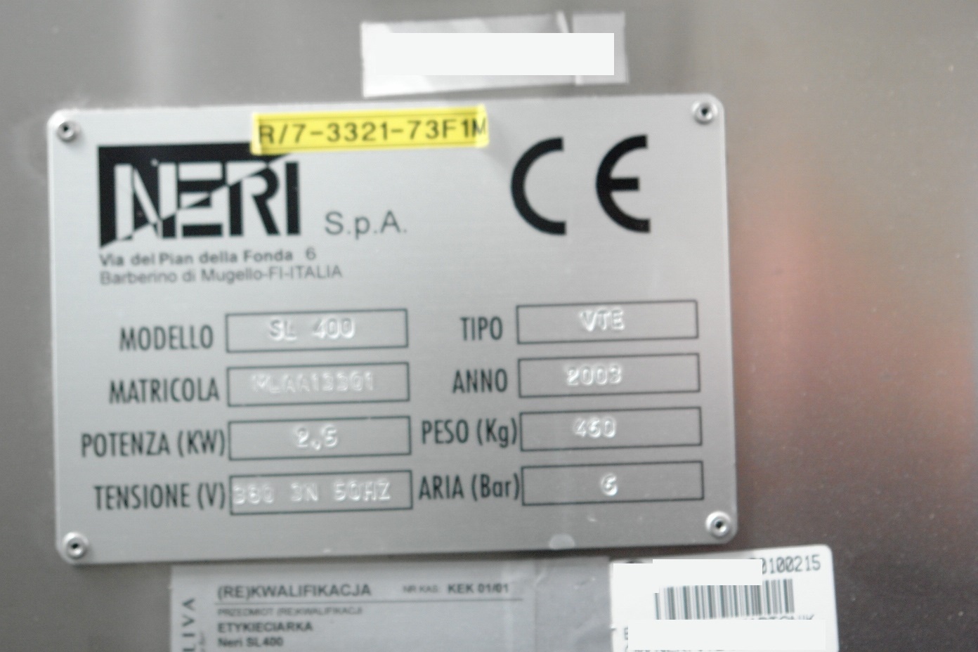 Tamper-evident labeler (cartons)