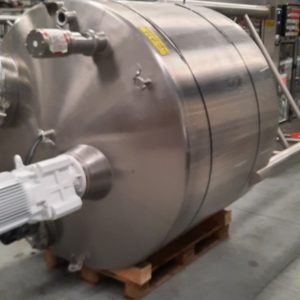 2500 liters stainless steel tank with agitation